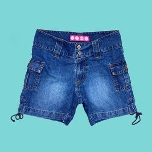 Vintage Y2k Denim Cargo Shorts